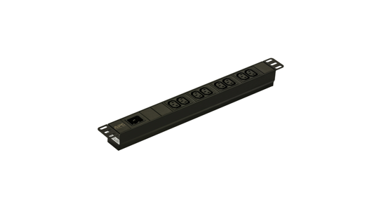 APC Easy PDU EPDU1016B, Basic, 1U, 16A, 230V, (8x)C13, C20 stekker