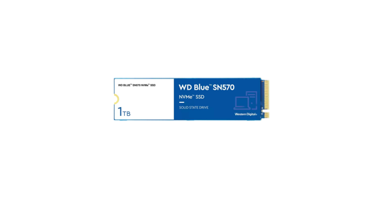 Western Digital WD Blue SN570 M.2 1 TB PCI Express 3.0 NVMe