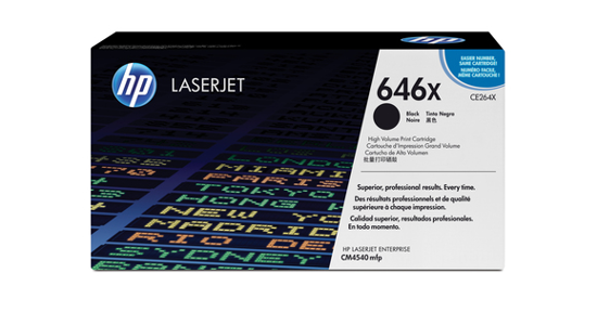 HP 646X originele high-capacity zwarte LaserJet tonercartridge