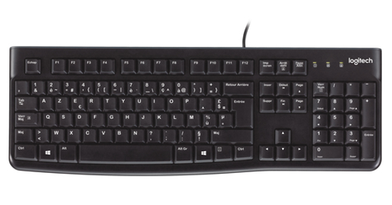 Logitech Keyboard K120 for Business toetsenbord USB AZERTY Belgisch Zwart