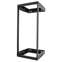 Startech 24U 19" Wandmonteerbare Server Rack, Verstelbare diepte 12-20" 2 Post Open Frame Serverruimte Rack voor AV/Data/ IT Communicatie & Apparatuur/Switch met Kooimoeren en Schroeven