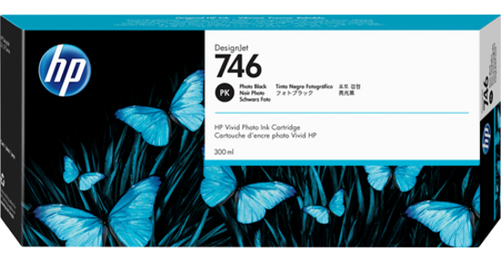 HP 746 fotozwarte DesignJet inktcartridge, 300 ml