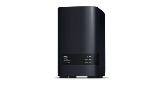 Western Digital My Cloud EX2 Ultra 3.5 Inch 2 bay My Cloud EX2 Ultra NAS, 4TB, Zwart