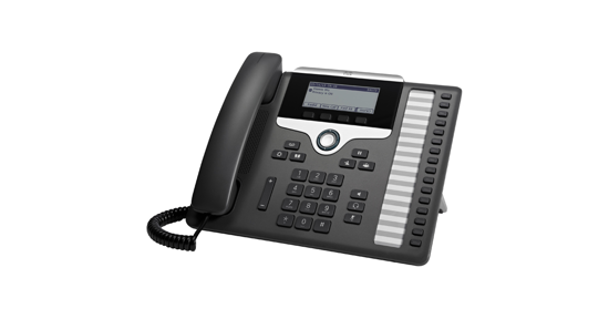 Cisco 7861 IP telefoon Zwart, Zilver 16 regels LCD