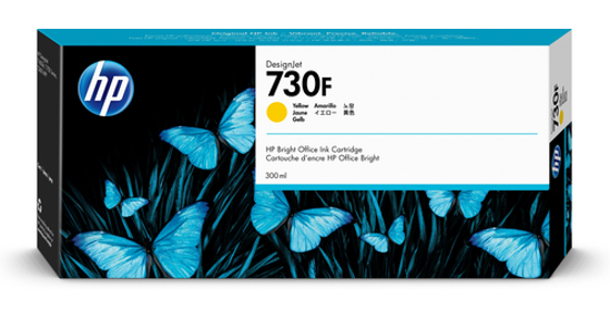 HP 730F gele DesignJet-inktcartridge, 300 ml