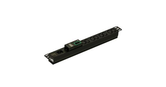 APC Easy PDU EPDU1016M, Metered, 1U, 16A, 230V, (8x)C13, C20 stekker