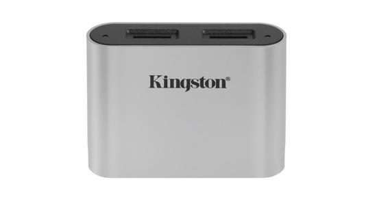 Kingston USB3.2 Gen1 Workflow microSDHC/SDXC UHS-II kaartlezer met twee sleuven