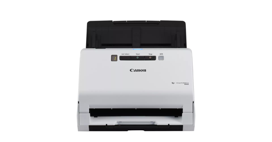 Canon imageFORMULA R40 Scanner met ADF + invoer voor losse vellen 600 x 600 DPI A4 Zwart, Wit