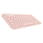 Logitech K380 Multi-Device toetsenbord Bluetooth QWERTY Engels, Italiaans Roze