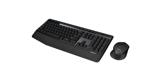 Logitech Wireless Combo MK345 toetsenbord Inclusief muis USB Frans Zwart