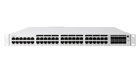 Cisco Meraki MS390-48UX-HW netwerk-switch Managed L3 Gigabit Ethernet (10/100/1000) Power over Ethernet (PoE) 1U Wit