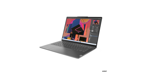 Lenovo Yoga Slim 6 14APU8 Laptop 35,6 cm (14") WUXGA AMD Ryzen™ 5 7540U 16 GB LPDDR5-SDRAM 512 GB SSD Wi-Fi 6E (802.11ax) Windows 11 Home Grijs