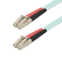 Startech 25m LC/UPC naar LC/UPC OM4 Multimode Glasvezel Kabel, 50/125µm LOMMF/VCSEL Zipcord Fiber, 100G Netwerken, Low Insertion Loss, LSZH Glasvezel Patchkabel