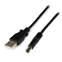 Startech USB naar 5,5 mm voedingskabel type N connector 1 m