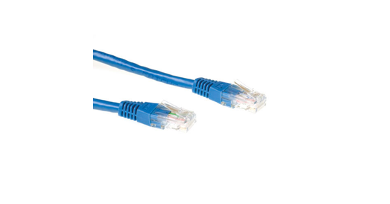 ACT CAT6A UTP 7m netwerkkabel Blauw U/UTP (UTP)