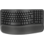 Logitech Wave Keys toetsenbord Kantoor RF-draadloos + Bluetooth QWERTY US International Grafiet