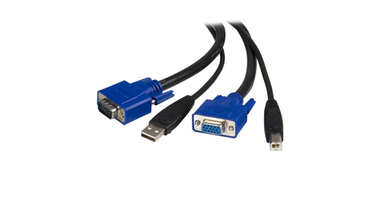 Startech 3m 2-in-1 universele USB KVM kabel