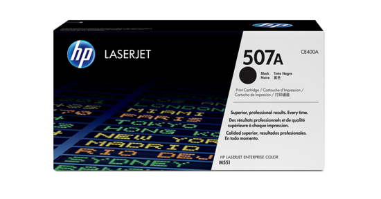 HP 507A originele zwarte LaserJet tonercartridge