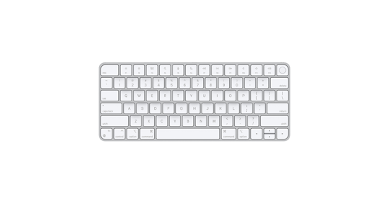 Apple Magic Keyboard toetsenbord Bluetooth QWERTY Amerikaans Engels Wit