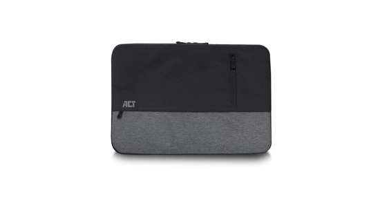 ACT Urban 35,8 cm (14.1") Opbergmap/sleeve Zwart, Grijs