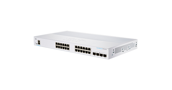 Cisco CBS350-24T-4X-EU netwerk-switch Managed L2/L3 Gigabit Ethernet (10/100/1000) Zilver