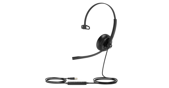 Yealink UH34 Lite Headset Bedraad Hoofdband Oproepen/muziek Zwart