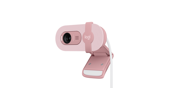 Logitech Brio 100 webcam 2 MP 1920 x 1080 Pixels USB Roze