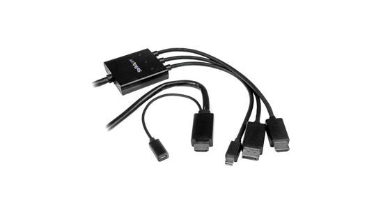 Startech HDMI, DisplayPort of Mini DisplayPort naar HDMI adapter kabel 2 m