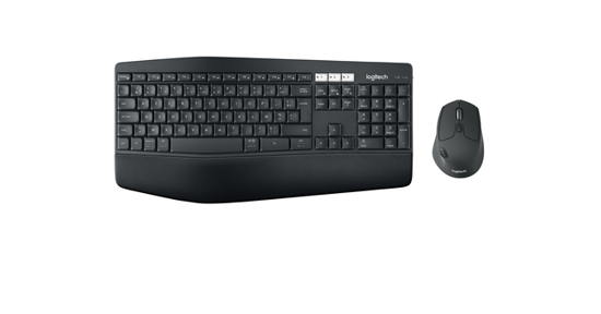 Logitech MK850 Performance toetsenbord Inclusief muis RF-draadloos + Bluetooth AZERTY Belgisch Zwart