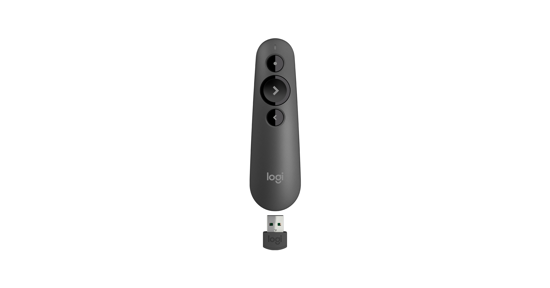 Logitech R500 Draadloze presenter Bluetooth/RF Grafiet