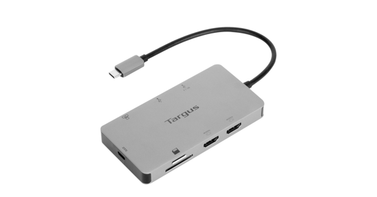 Targus DOCK423EU laptop dock & poortreplicator Bedraad USB 3.2 Gen 1 (3.1 Gen 1) Type-C Zilver