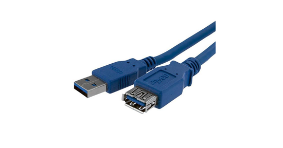 Startech 1m SuperSpeed USB 3.0 Verlengkabel A naar A Blauw M/F