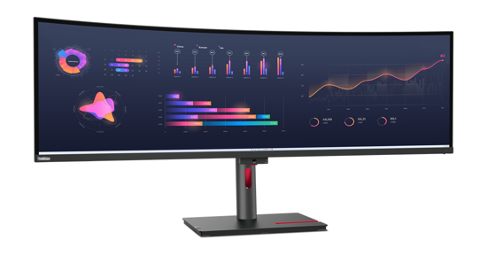 Lenovo ThinkVision P49w-30 LED display 124,5 cm (49") 5120 x 1440 Pixels DQHD Zwart