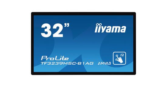 iiyama ProLite TF3239MSC-B1AG computer monitor 80 cm (31.5") 1920 x 1080 Pixels Full HD LED Touchscreen Multi-gebruiker Zwart