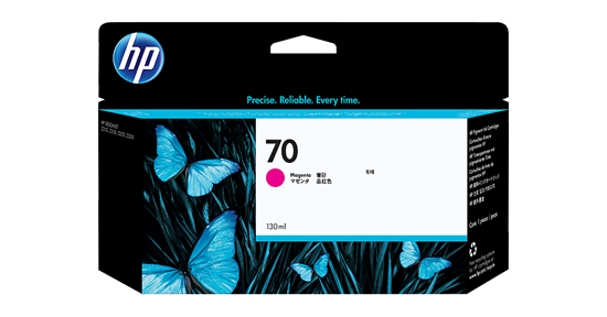 HP 70 magenta DesignJet inktcartridge, 130 ml