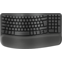 Logitech Wave Keys for Business toetsenbord Kantoor RF-draadloos + Bluetooth QWERTY Deens, Fins, Noors, Zweeds Grafiet