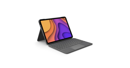 Logitech Folio Touch Grijs Smart Connector AZERTY Frans