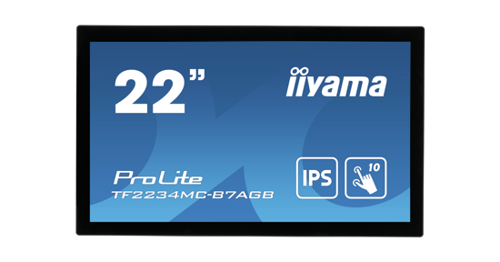 iiyama ProLite TF2234MC-B7AGB computer monitor 54,6 cm (21.5") 1920 x 1080 Pixels Full HD LED Touchscreen Multi-gebruiker Zwart