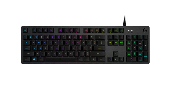 Logitech G512 CARBON LIGHTSYNC RGB Mechanical Gaming Keyboard with GX Brown switches toetsenbord USB Engels Koolstof