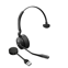 Jabra Engage 55 Headset Draadloos Hoofdband Kantoor/callcenter Zwart, Titanium