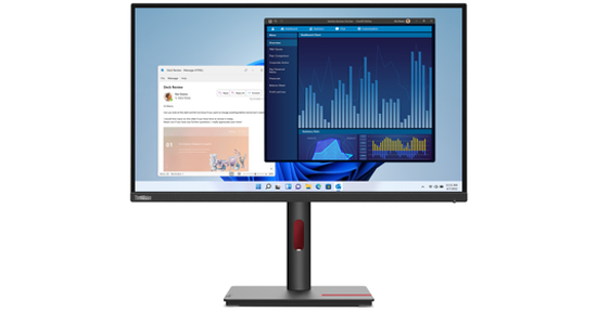 Lenovo ThinkVision T27p-30 LED display 68,6 cm (27") 3840 x 2160 Pixels 4K Ultra HD Zwart