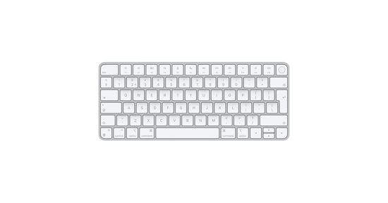 Apple Magic Keyboard toetsenbord Bluetooth QWERTY Nederlands Wit