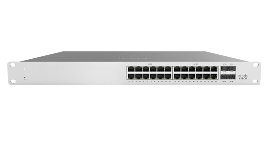 Cisco Meraki MS125-24P Managed L2 Gigabit Ethernet (10/100/1000) Power over Ethernet (PoE) 1U Grijs