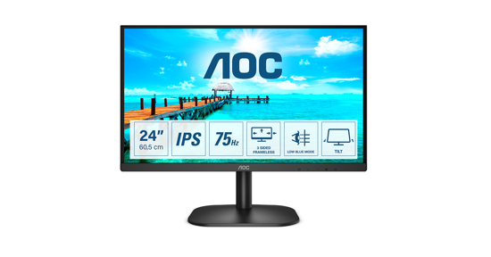 AOC B2 24B2XH/EU LED display 60,5 cm (23.8") 1920 x 1080 Pixels Full HD Zwart