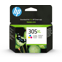 HP 305XL originele high-capacity drie-kleuren inktcartridge