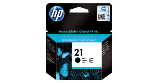 HP 21 originele zwarte inktcartridge