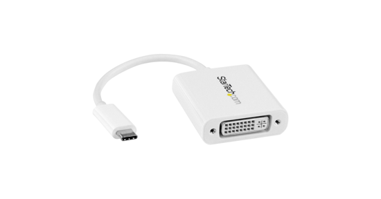 Startech USB-C naar DVI adapter wit