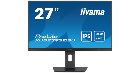 iiyama XUB2793QSU-B7 computer monitor 68,6 cm (27") 2560 x 1140 Pixels Wide Quad HD LED Zwart