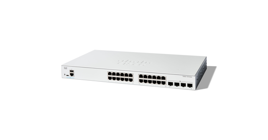 Cisco C1300-24T-4G netwerk-switch Managed L2/L3 Gigabit Ethernet (10/100/1000) Wit