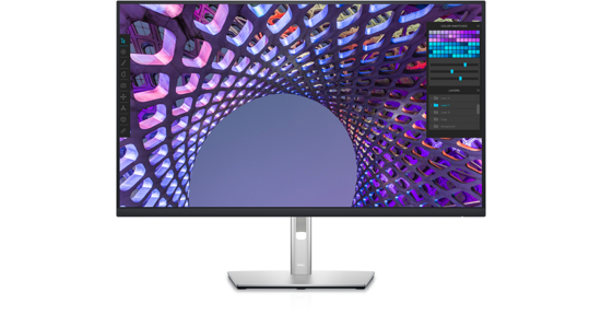 Dell P Series P3223QE computer monitor 80 cm (31.5") 3840 x 2160 Pixels 4K Ultra HD LCD Zwart